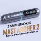 Mast Archer2 Max kefe nélküli motor színes képernyővel, 3,5 mm-es lökettel (Bluetooth verzió)